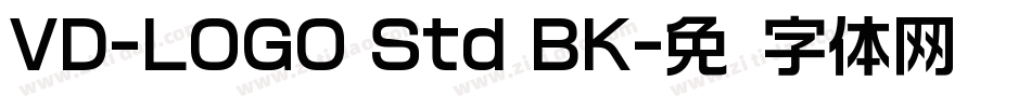 VD-LOGO Std BK字体转换